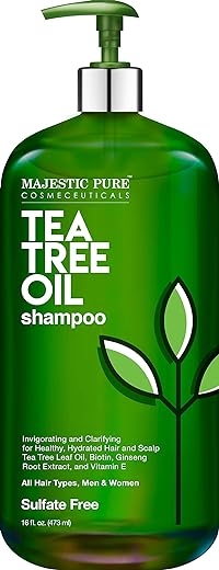 MAJESTIC PURE Tea Tree Shampoo vs Viking Tea Tree Set