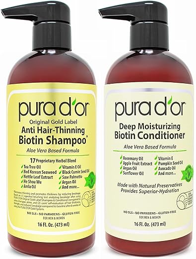 Head-to-Head: PURA D'OR Biotin vs. Gentle Roots